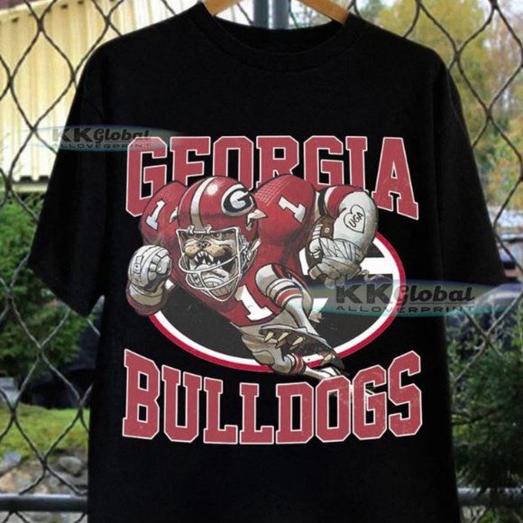 Unisex Football tshirt , Georgia Bull.dogs Football tshirt 01 - Picture 1 of 1